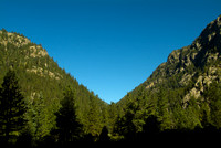 Blue Sky from the Mountain Shadows