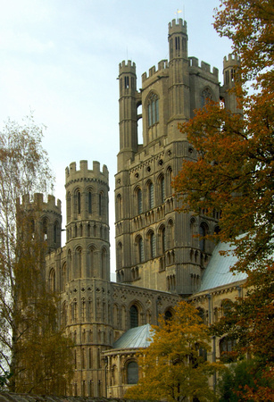 West Tower and South Transept in Autumn