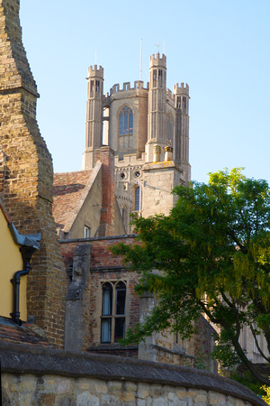 The West Tower from behind the Priory